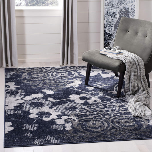 SAFAVIEH - Alfombra Adirondack con diseño floral de damasco desgastado, no...