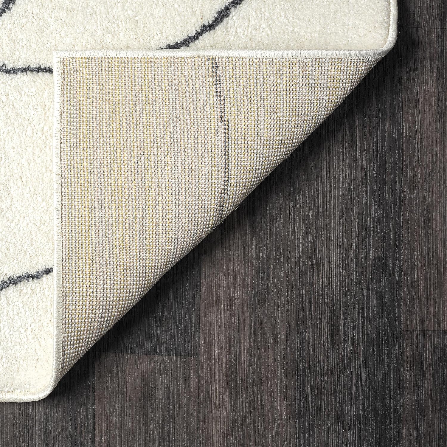 Abani Deco Collection - Alfombra de área, diseño artístico moderno cremagris, 4...
