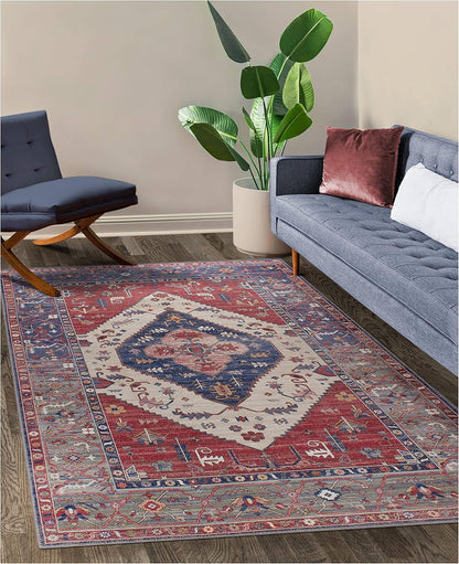 Alfombra lavable a máquina para sala de estar, dormitorio, cuarto de baño,