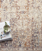 Loloi Sorrento Collection - Alfombra decorativa redonda de 5 pies y 3 pulgadas...