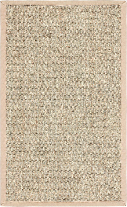 NF114A Natural Fiber Collection Alfombra de fibras naturales de patrón