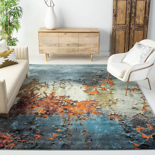 SAFAVIEH Glacier Collection GLA125B - Alfombra cuadrada de 11 pies  11 pies  11...
