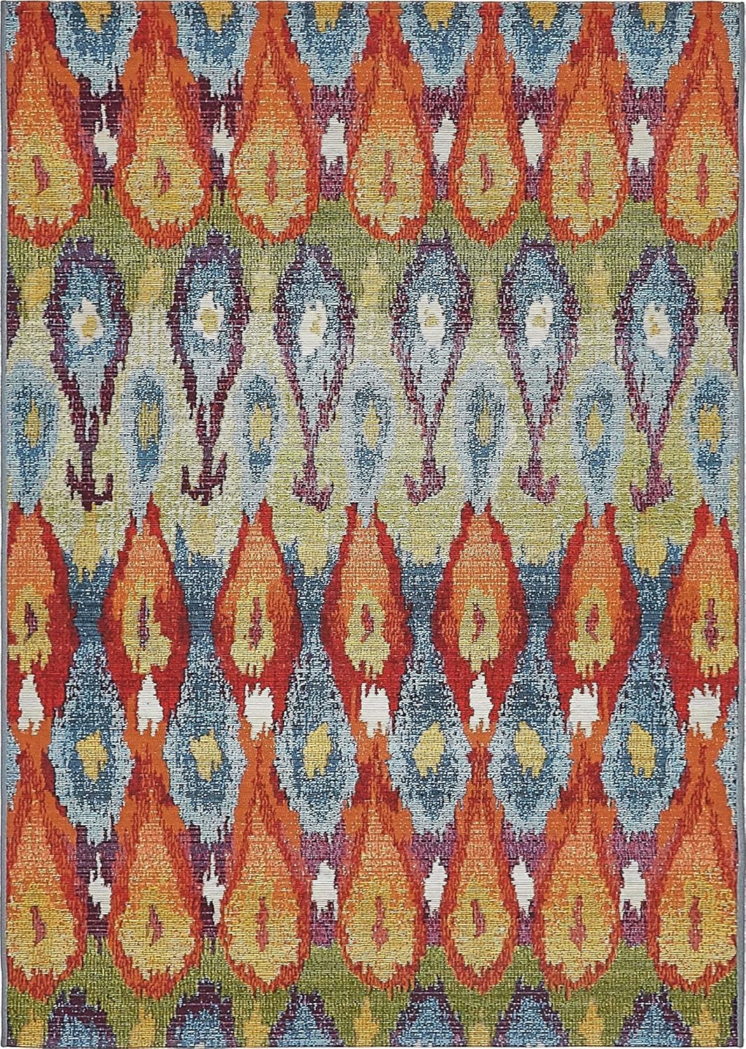 Unique Loom - Alfombra colección de círculos abstractos, de transición para...