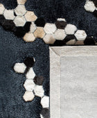 SAFAVIEH Manhattan Collection - Alfombra de área de 6 x 9 pies, negro, hecha a...