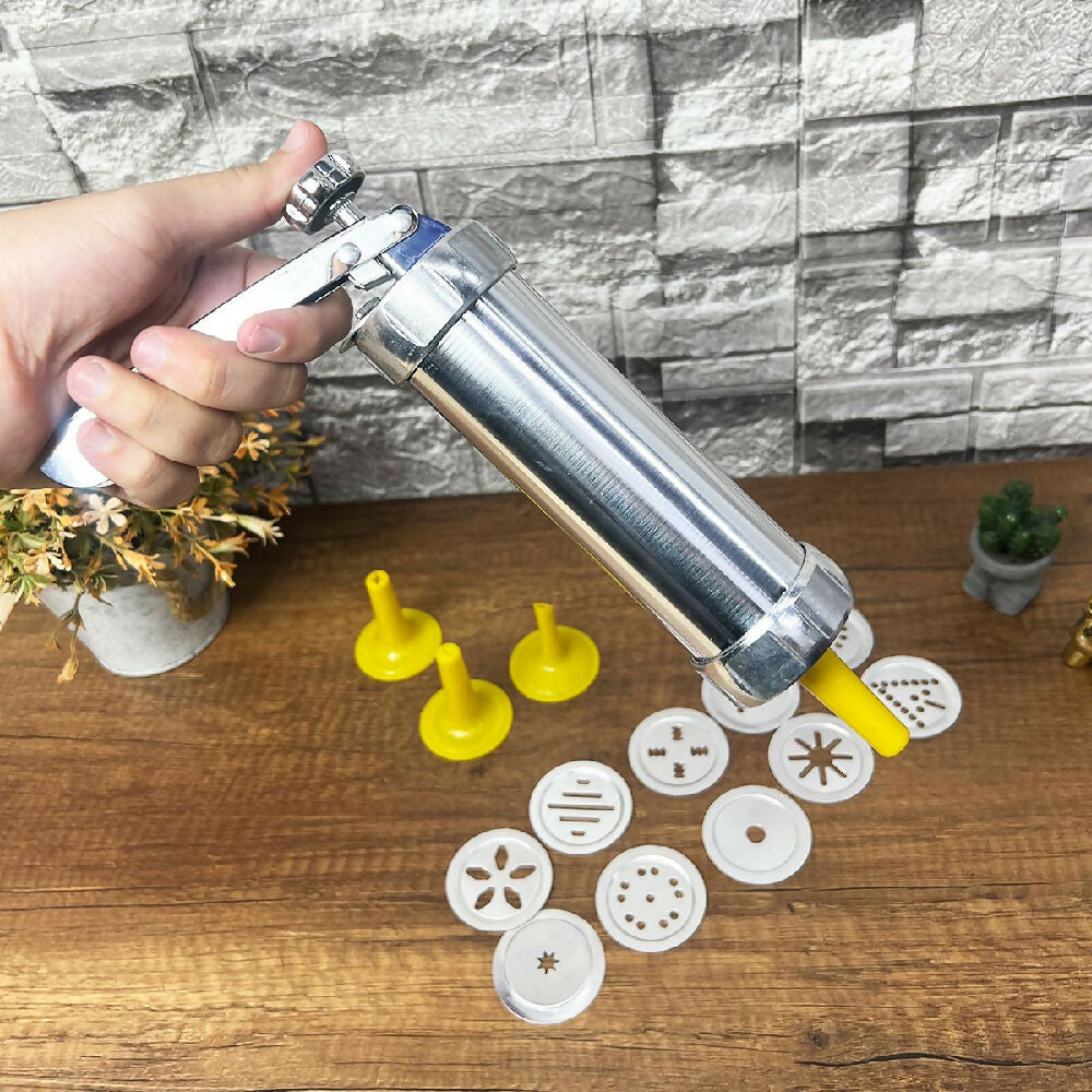 Máquina para hacer galletas Prensa Con Moldes y Boquillas PTZ-10-4 9