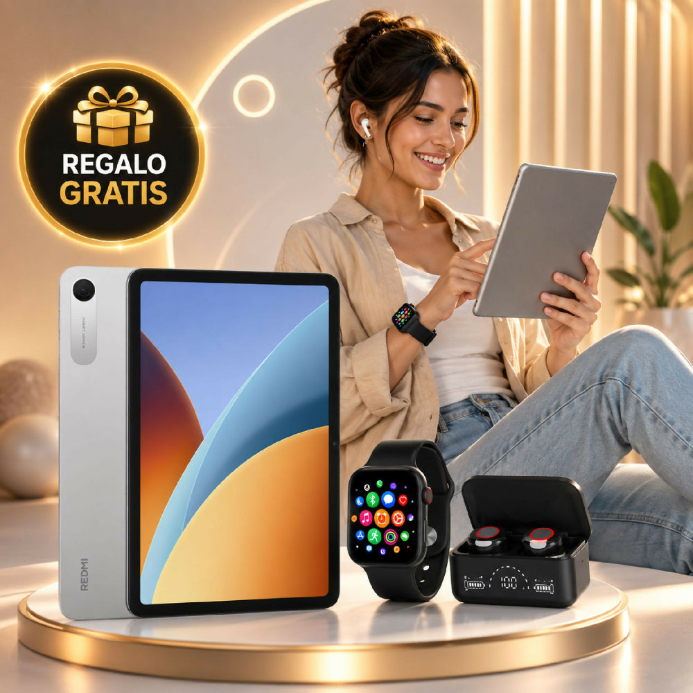 Tablet Redmi Pad 2 Wi-Fi 256GB 8GB RAM + Obsequios Audífonos Y Smartwatch Gris