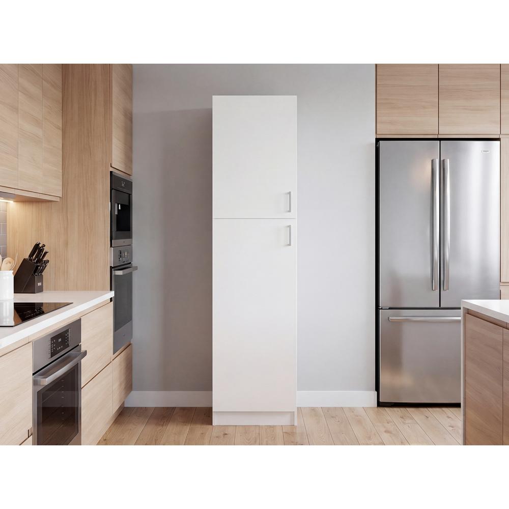 Alacena Lowell, Kronos Blanco, con Amplio Almacenamiento y 2 Entrepaños ZF