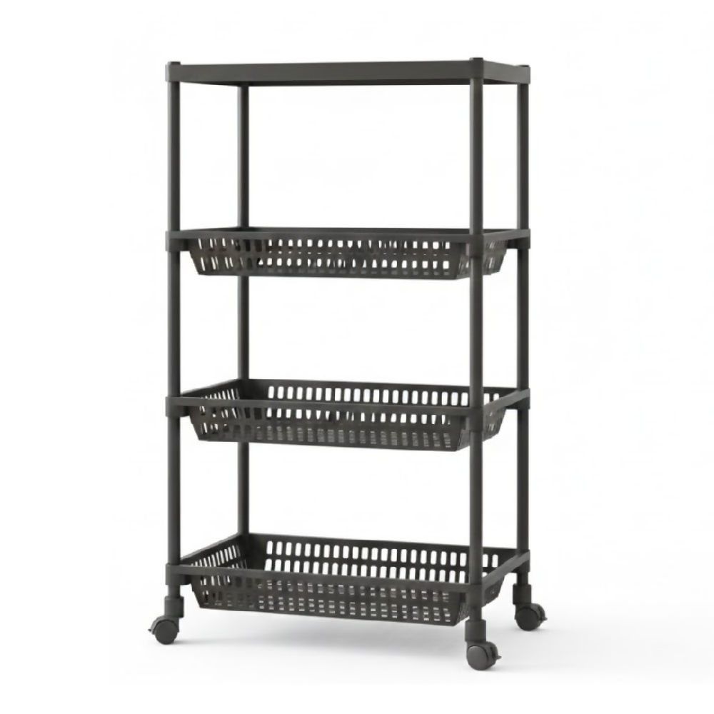 Carrito Organizador 4 Niveles Con Ruedas Multiusos YH6710-4A
