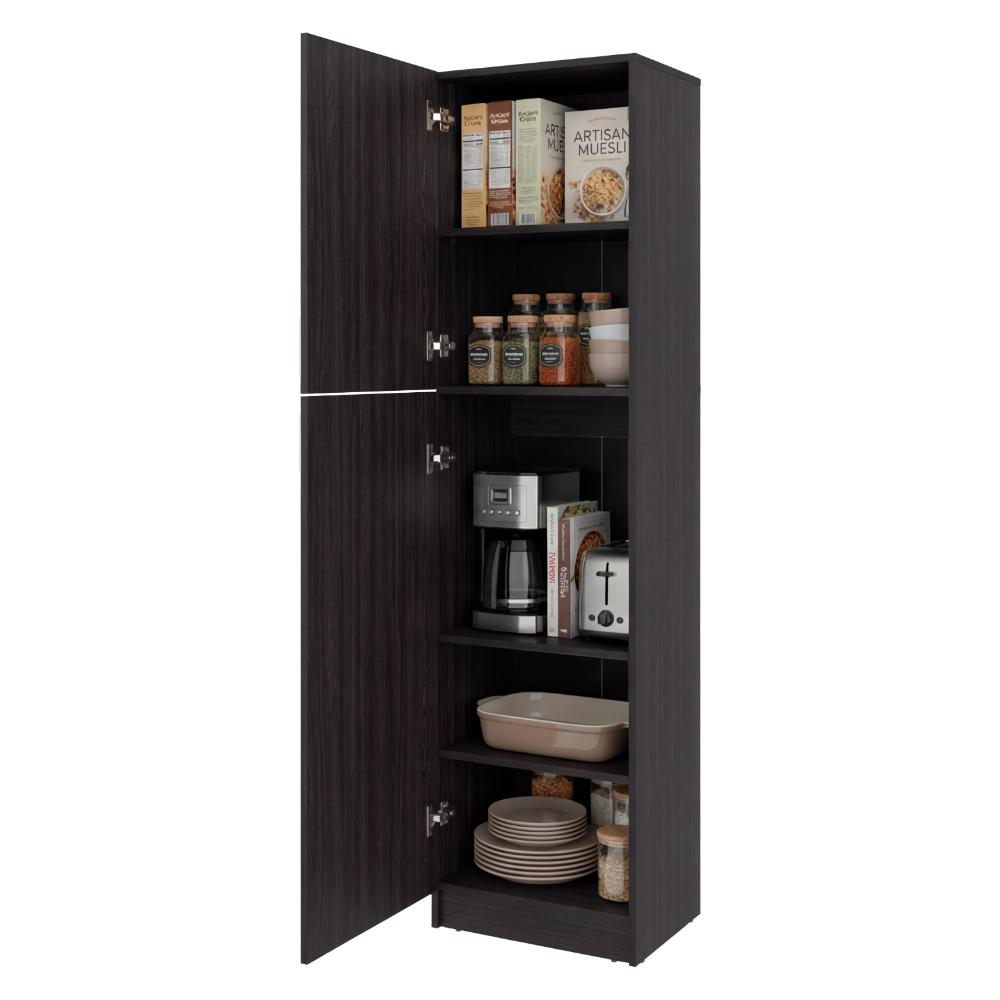 Alacena Lowell, Kronos Wengue, con Amplio Almacenamiento y 2 Entrepaños ZF