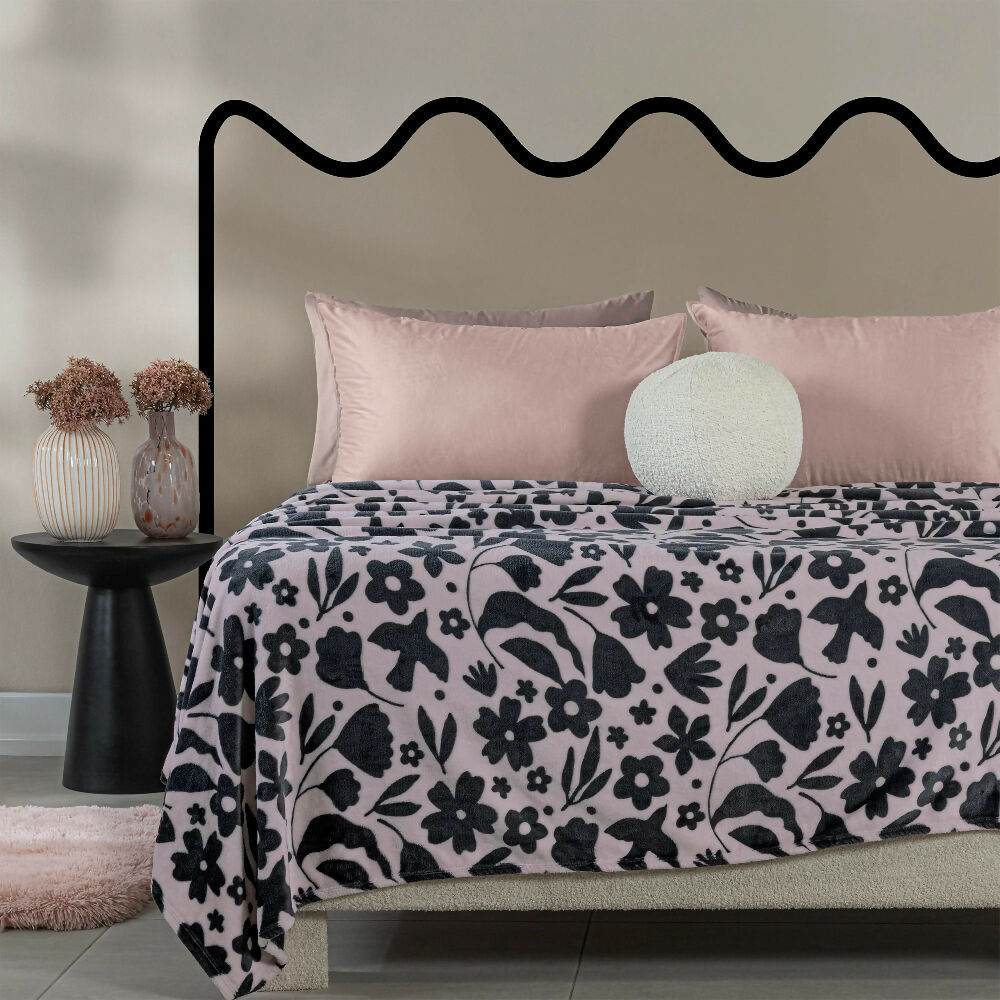 Cobija Ligera Folk, para Cama Sencilla y Doble, de 180 x 220 cm