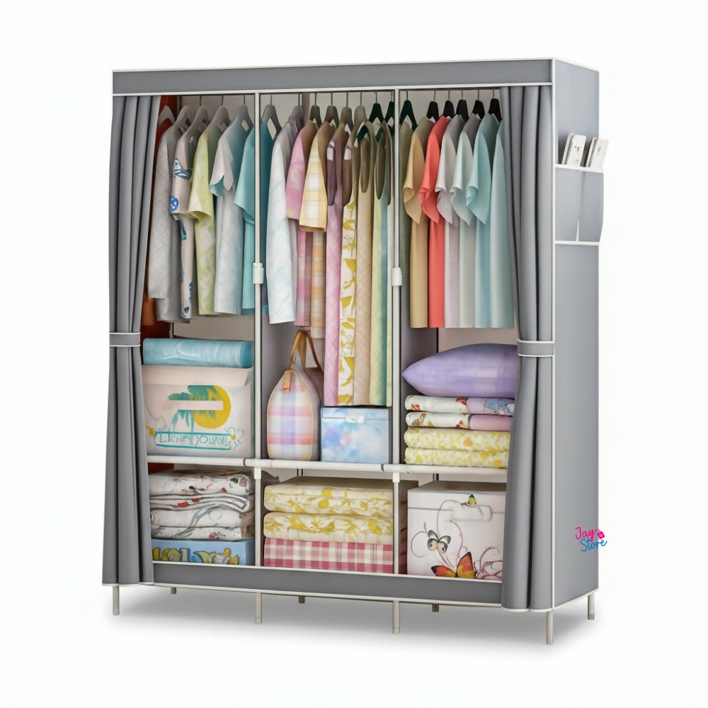 Clóset Ropero Armario Armable Organizador de Ropa 3 Puertas