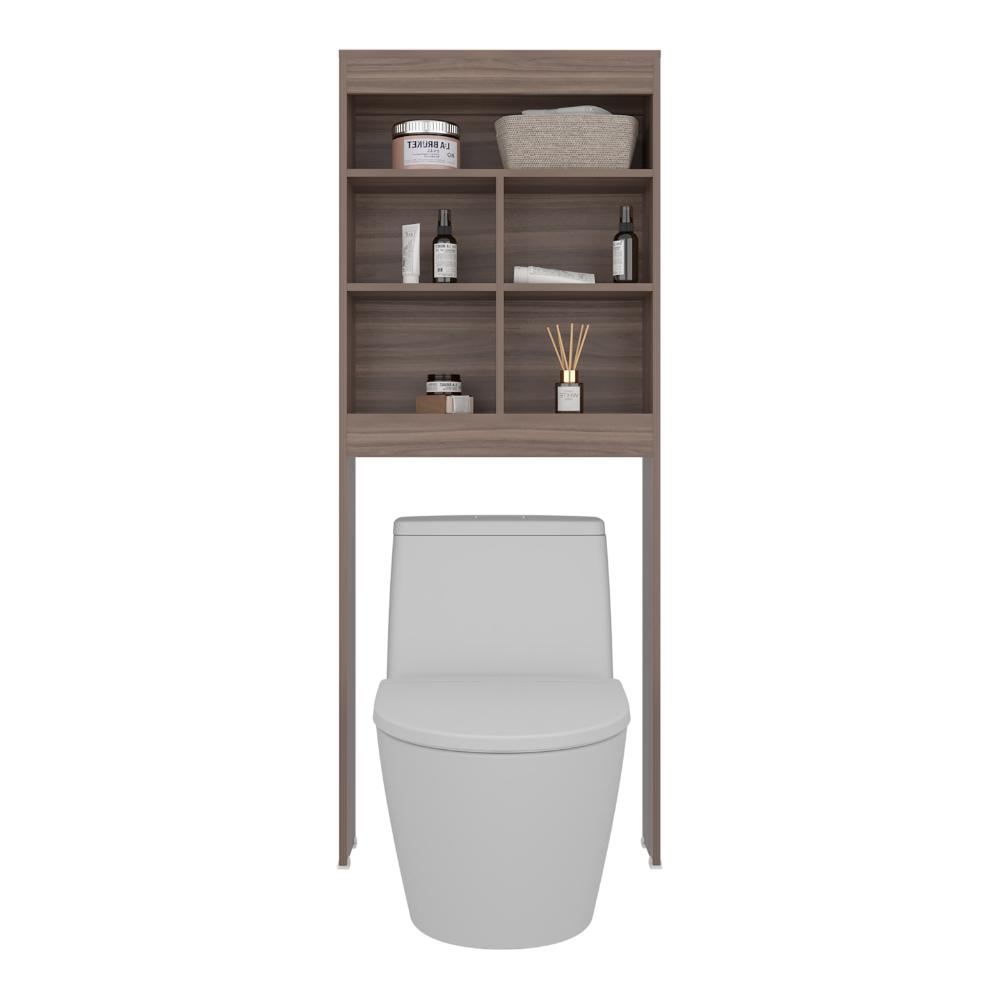 Gabinete de Baño, Avellana,  Amplios espacios para colocar objetos decorativos
