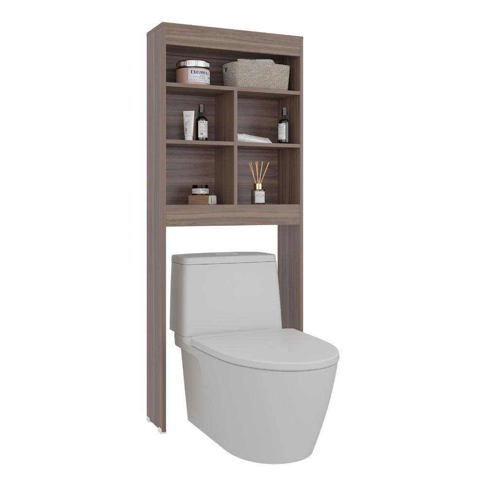 Gabinete de Baño, Avellana,  Amplios espacios para colocar objetos decorativos