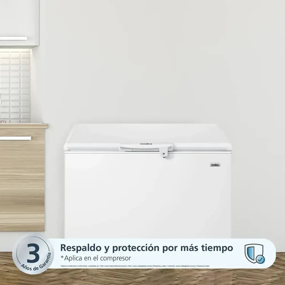Congelador Horizontal 320 L Mabe, Blanco