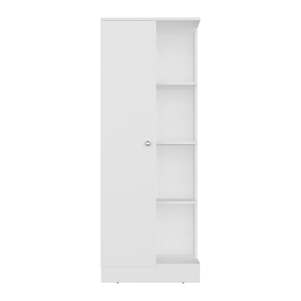 Alacena Multiusos Atol, Kronos Blanco, Con puerta abatible y amplio espacio de almacenamiento ZF