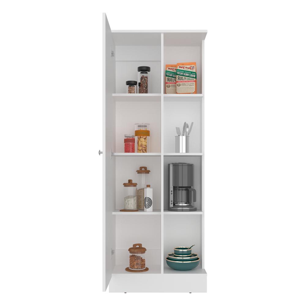 Alacena Multiusos Atol, Kronos Blanco, Con puerta abatible y amplio espacio de almacenamiento ZF