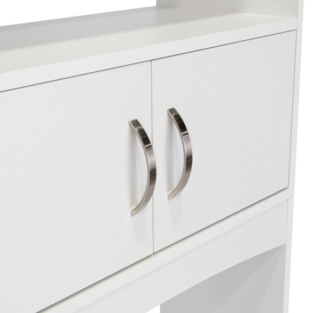 Gabinete de Baño Sabik, Blanco, Con Puertas Batientes Y Entrepaño Móvil