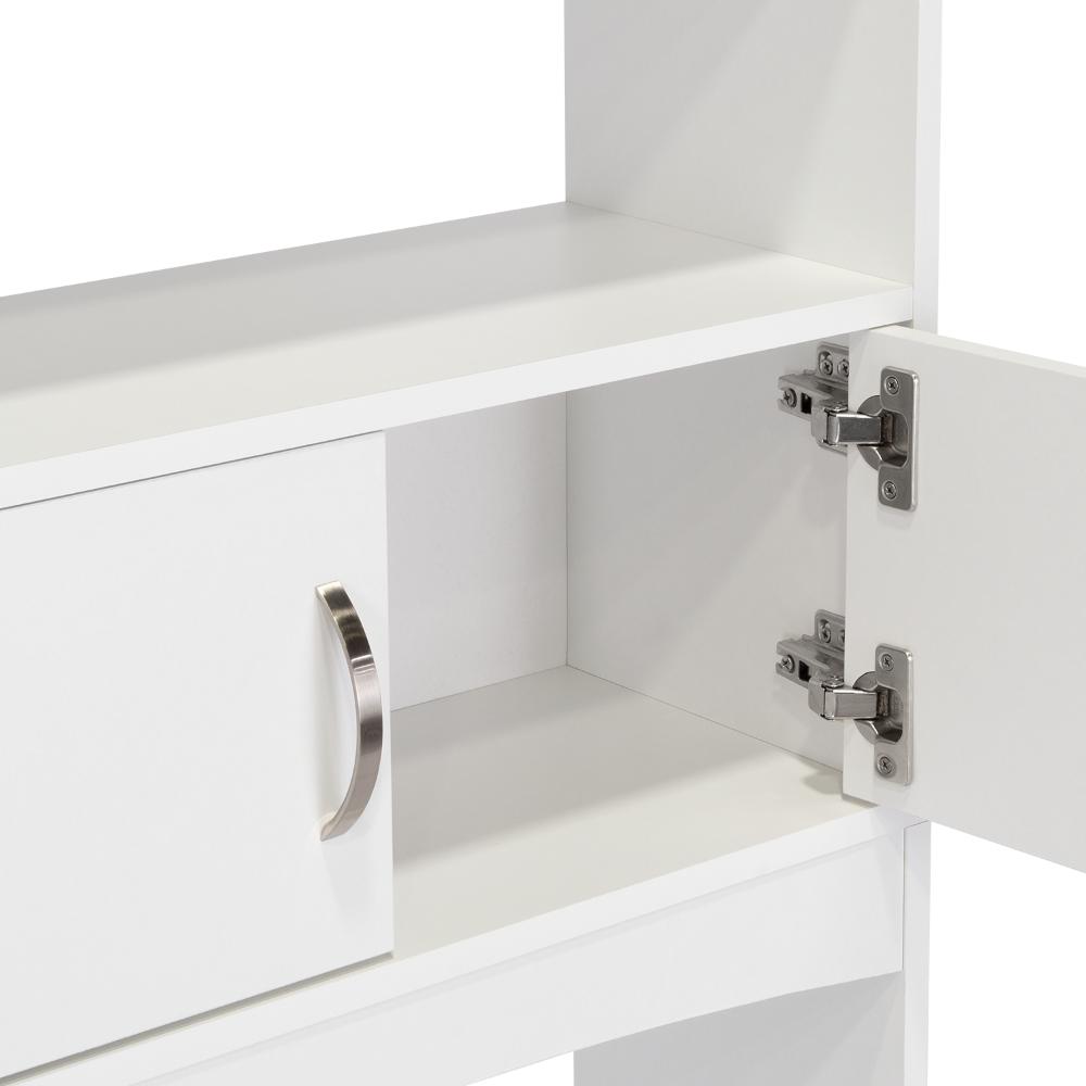 Gabinete de Baño Sabik, Blanco, Con Puertas Batientes Y Entrepaño Móvil