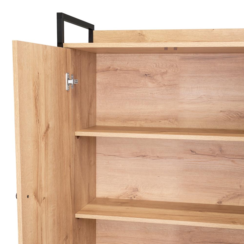 Closet Alma, Café Claro, Con Dos Entrepaños Inferiores