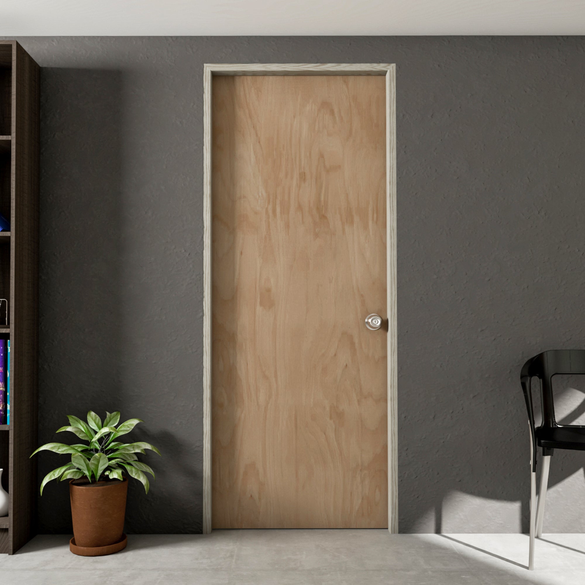 Puerta Triplex Okume 80x200cm 35 mm