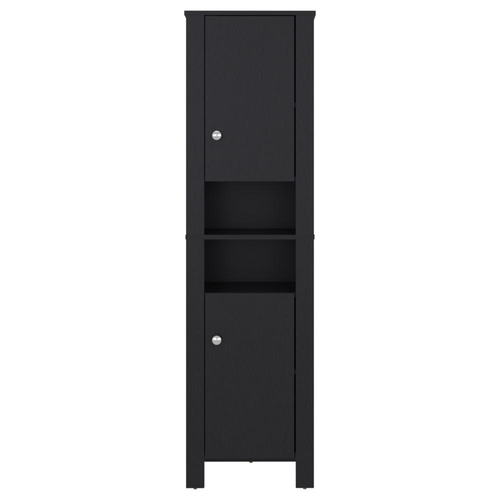 Mueble  Auxiliar para Baño Vanes, Wengue, con espacio para objetos decorativos