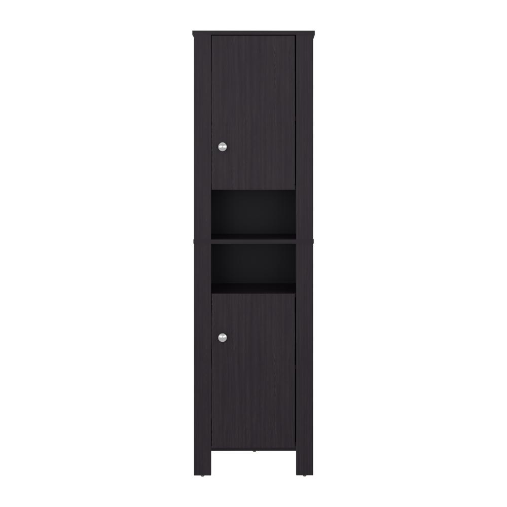 Mueble  Auxiliar para Baño Vanes, Wengue, con espacio para objetos decorativos ZF