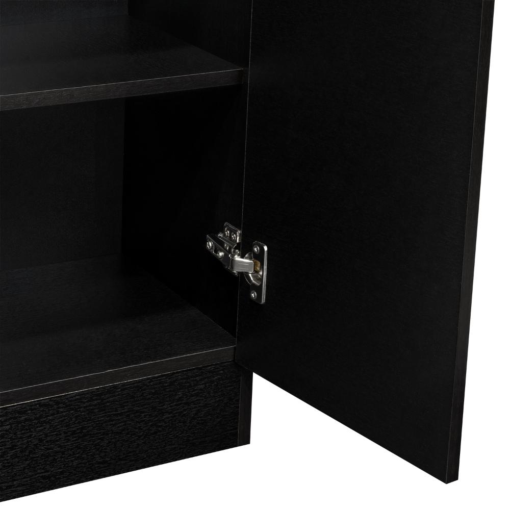 Alacena Barlovento, Wengue, Cuenta con Cinco Entrepaños y Dos Puertas Batientes ZF