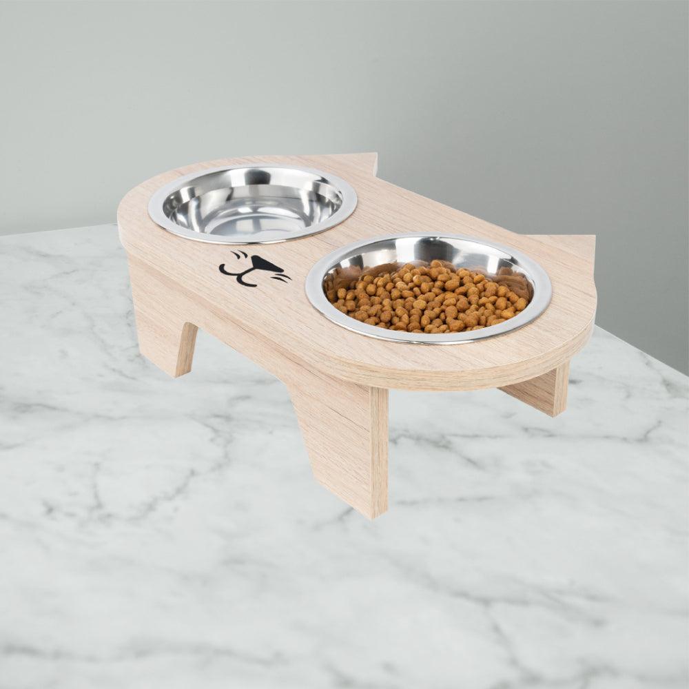 Comedero para Gatos Michí, Beige