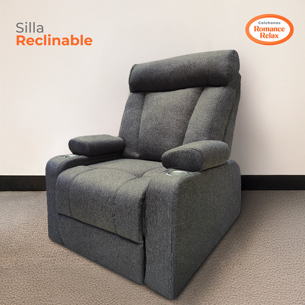 Silla Reclinable Mec Estambul Taupe