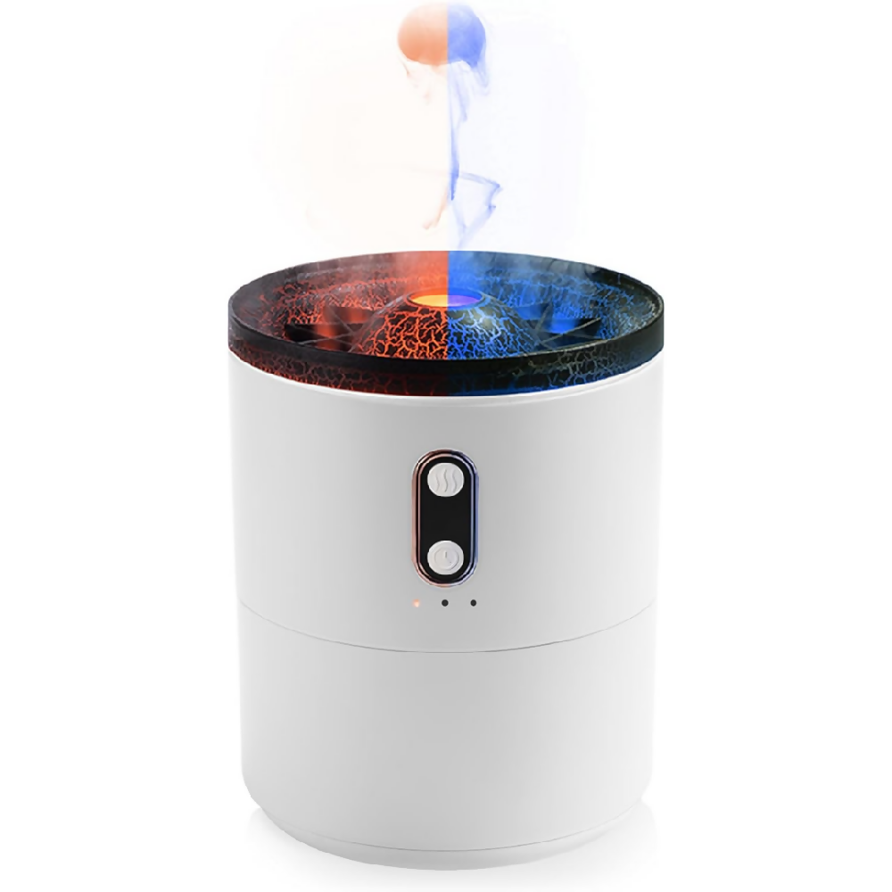 Humidificador Volcán Con Dos Modos De Niebla Difusor Aromático Decorativo Con Efecto Relajante