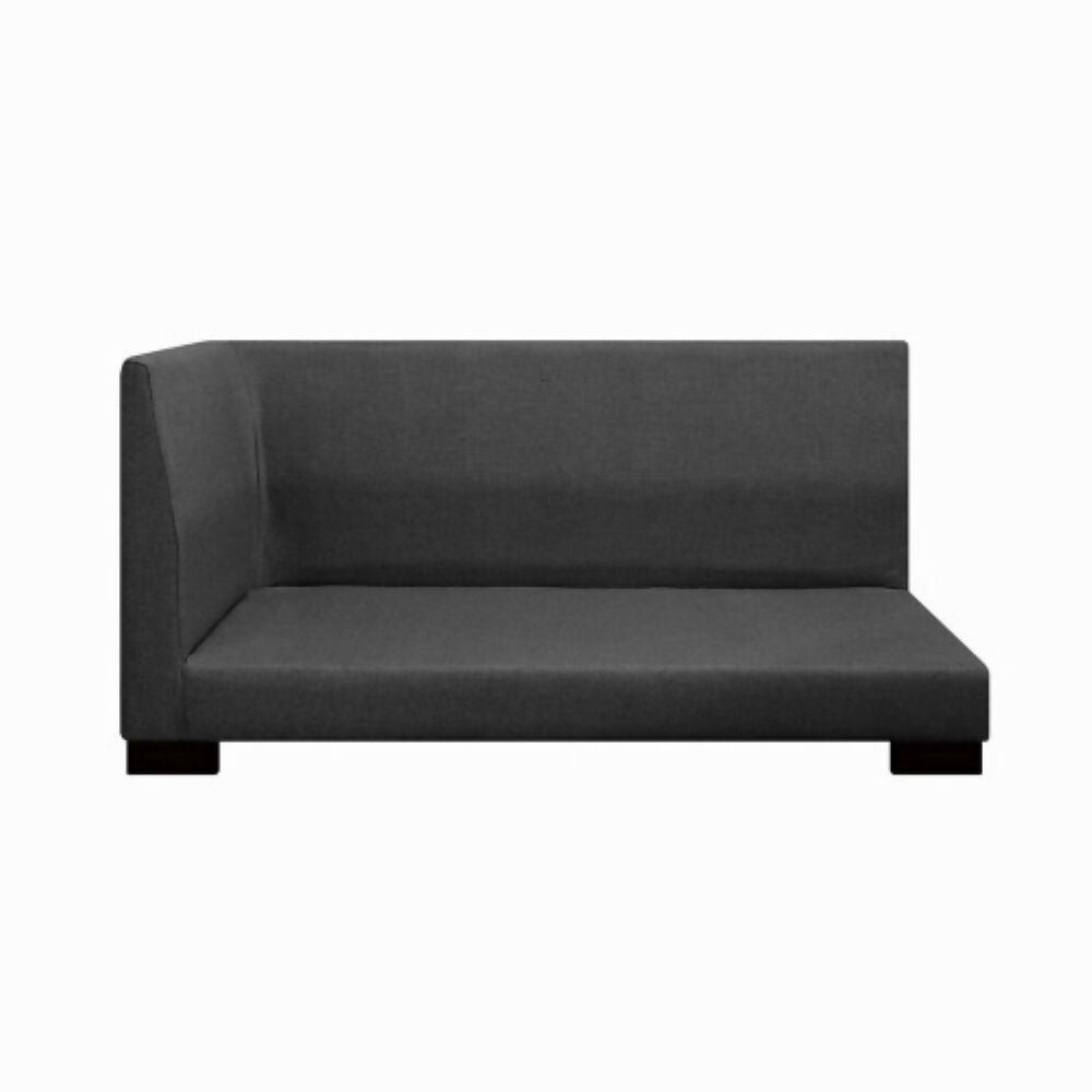 Sala Cama Sterimberg En Tela Gris Oscuro - Amoblando