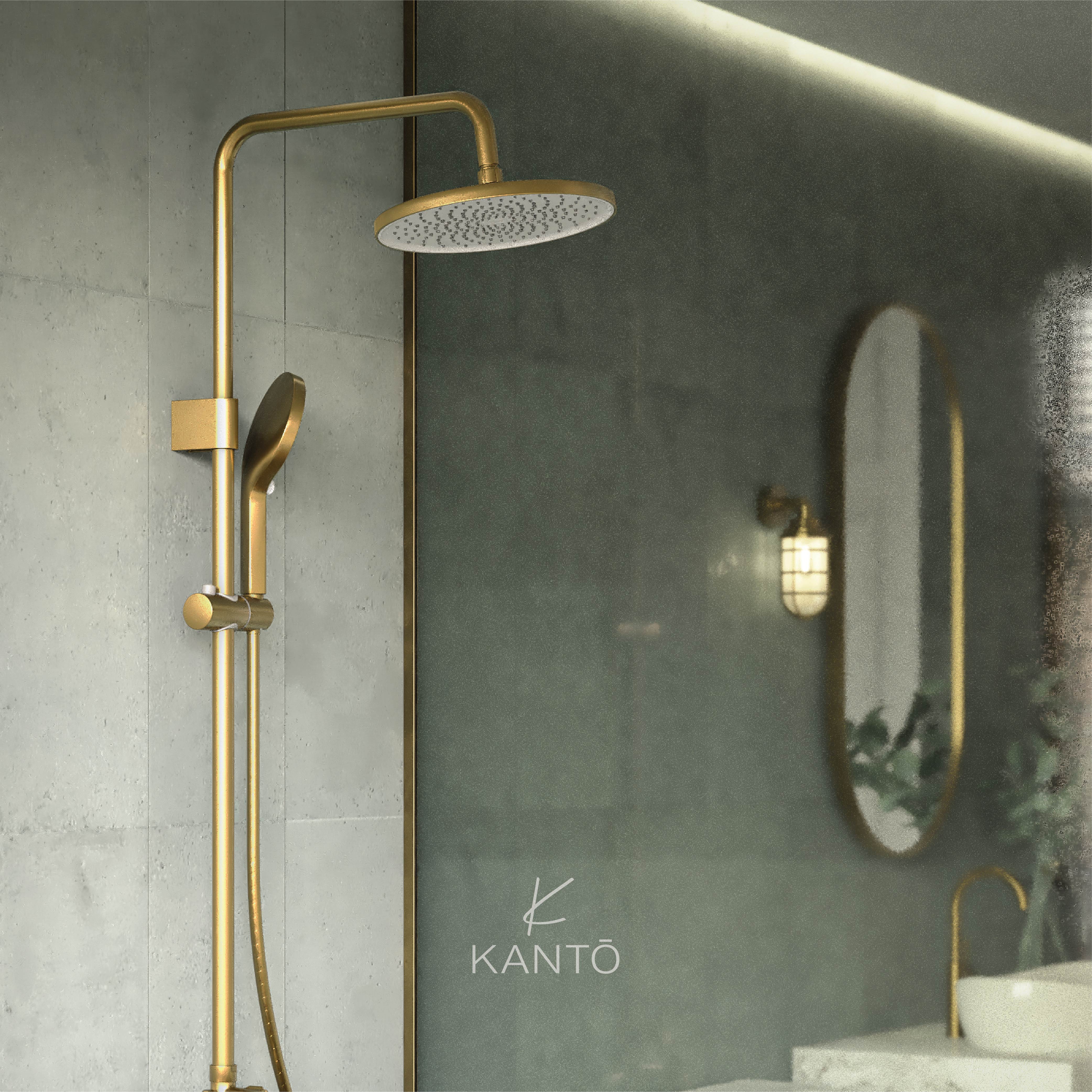 Columna de ducha ADVANCE brushed golden