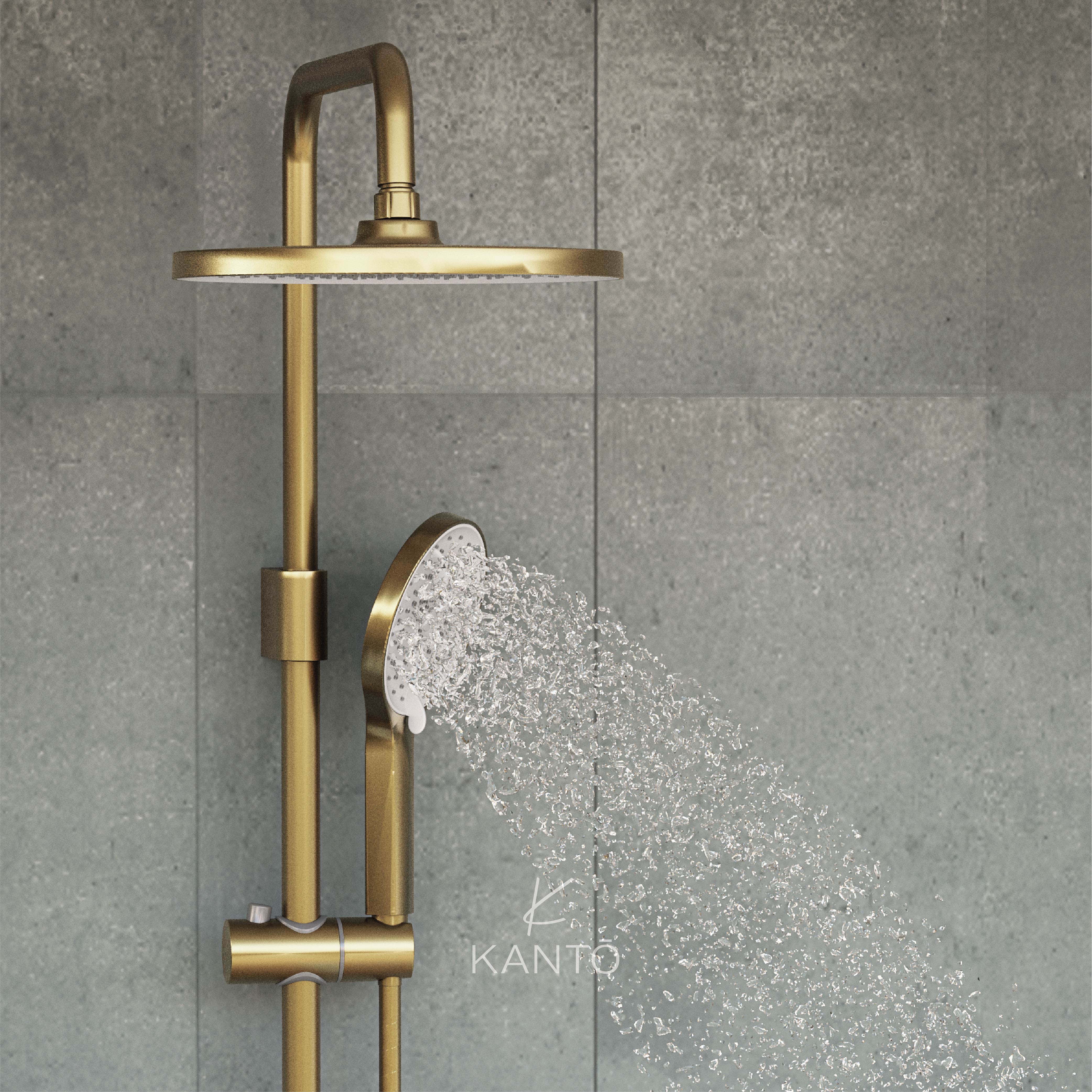 Columna de ducha ADVANCE brushed golden