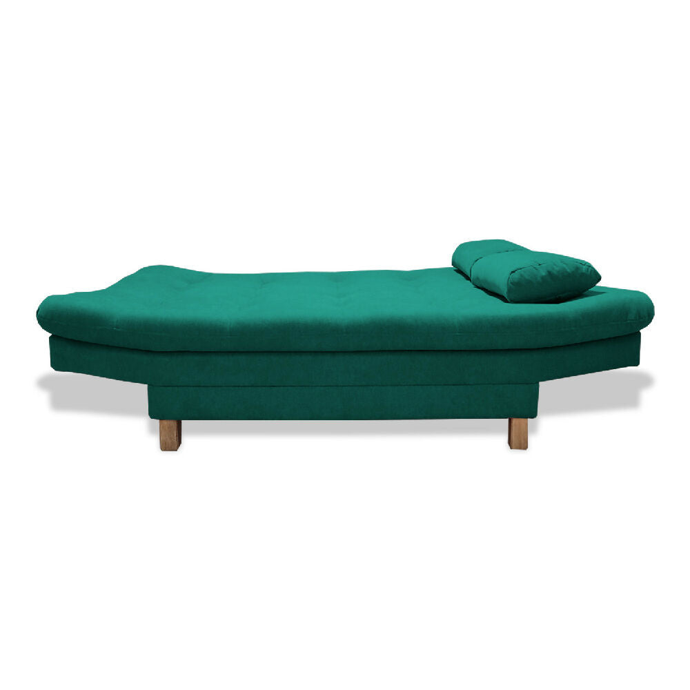 Sofacama Bakers 3 Posiciones Verde + 2 Cojines Decorativos