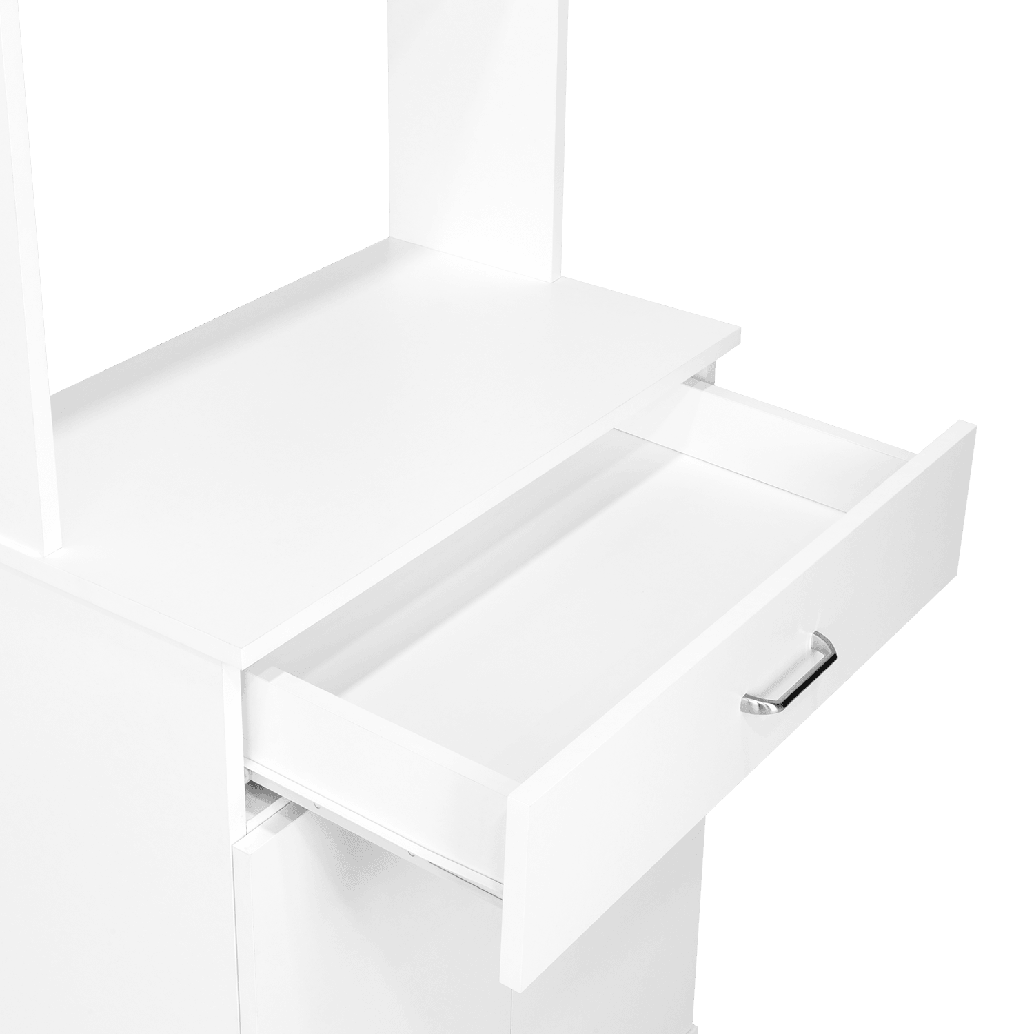 Mueble Multiusos Bagan, Blanco, con Un Cajón Organizador - VIRTUAL MUEBLES