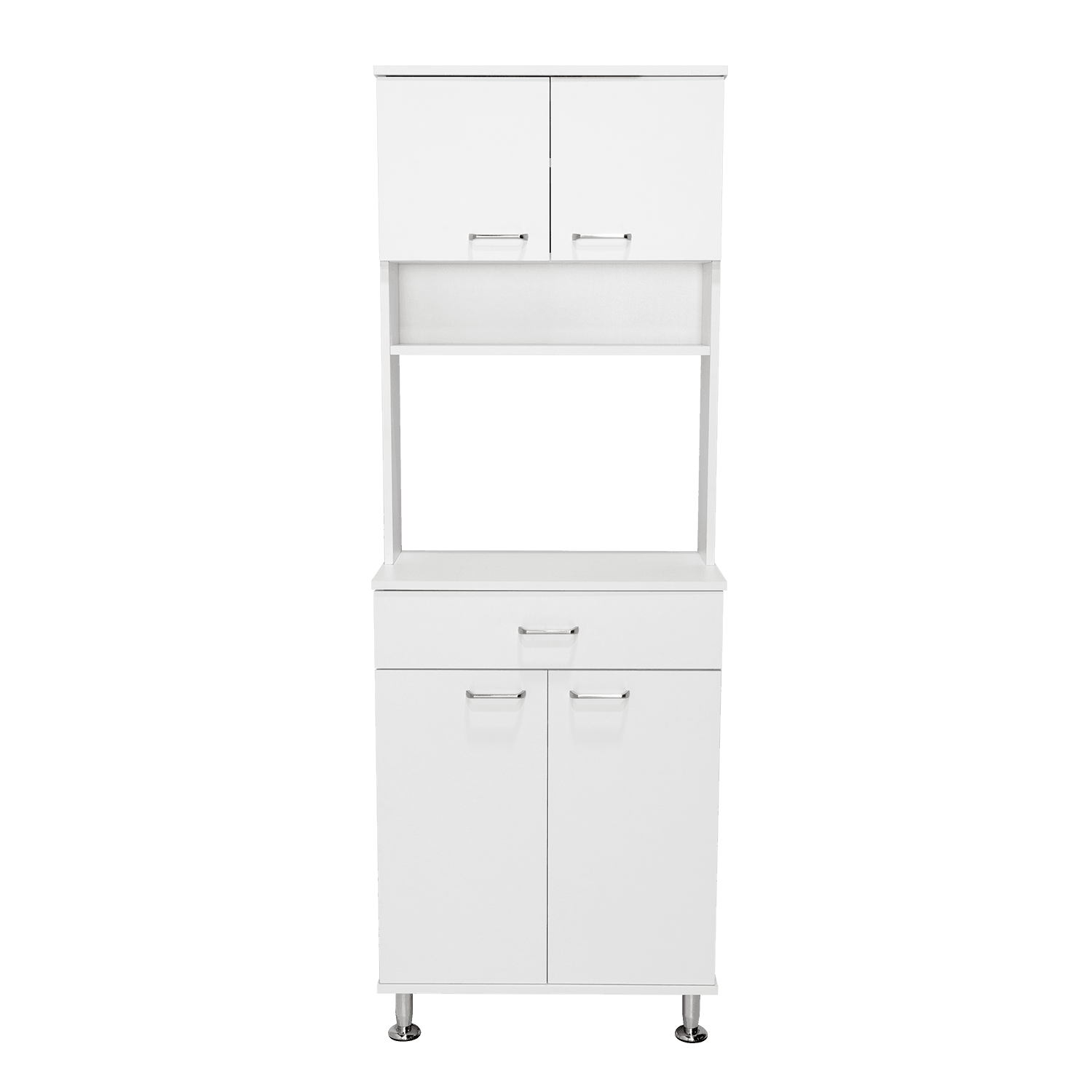 Mueble Multiusos Bagan, Blanco, con Un Cajón Organizador - VIRTUAL MUEBLES