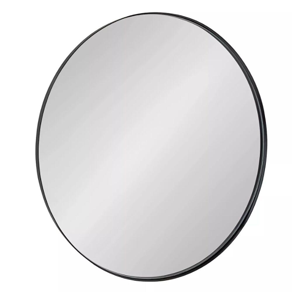 Espejo circular Negro 60 cm