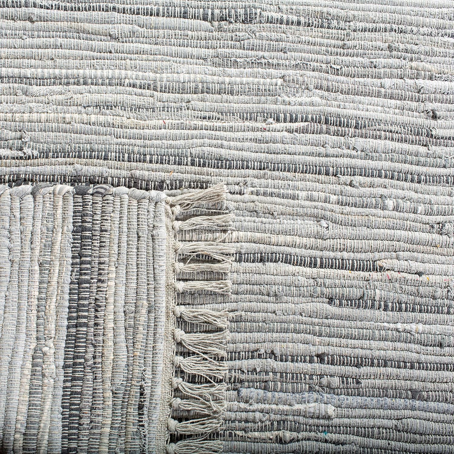 SAFAVIEH, colección Rag Rug - Alfombra bohemia de algodón hecha a mano, de 8...