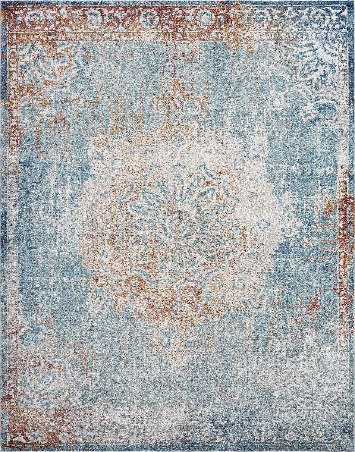 Tayse Giuliana - Alfombra grande de 9 x 12 pies, 9 x 12 pies, alfombra para...