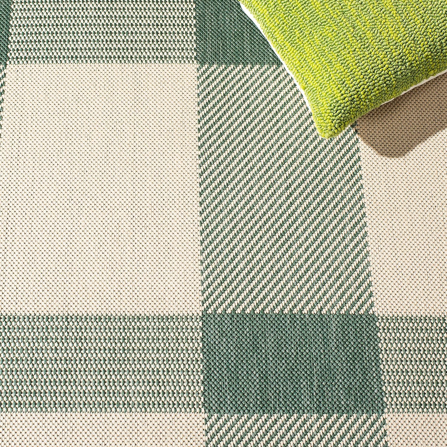 SAFAVIEH Courtyard Collection CY6201 - Tapete a cuadros para interiores y...
