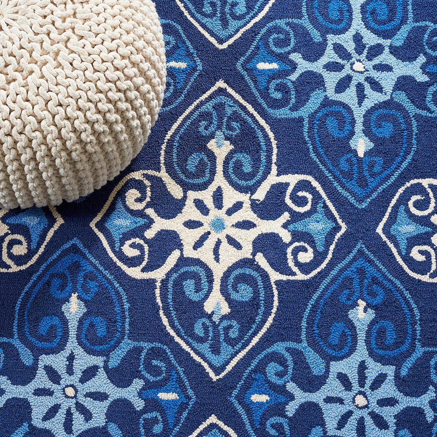 SAFAVIEH Four Seasons Collection FRS232A - Alfombra floral enganchada a mano, 8...