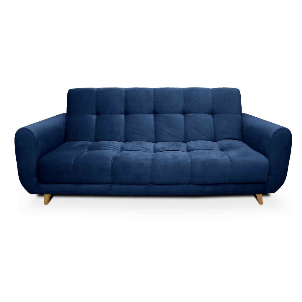 Sala Clic Clac Archer tela azul y gris