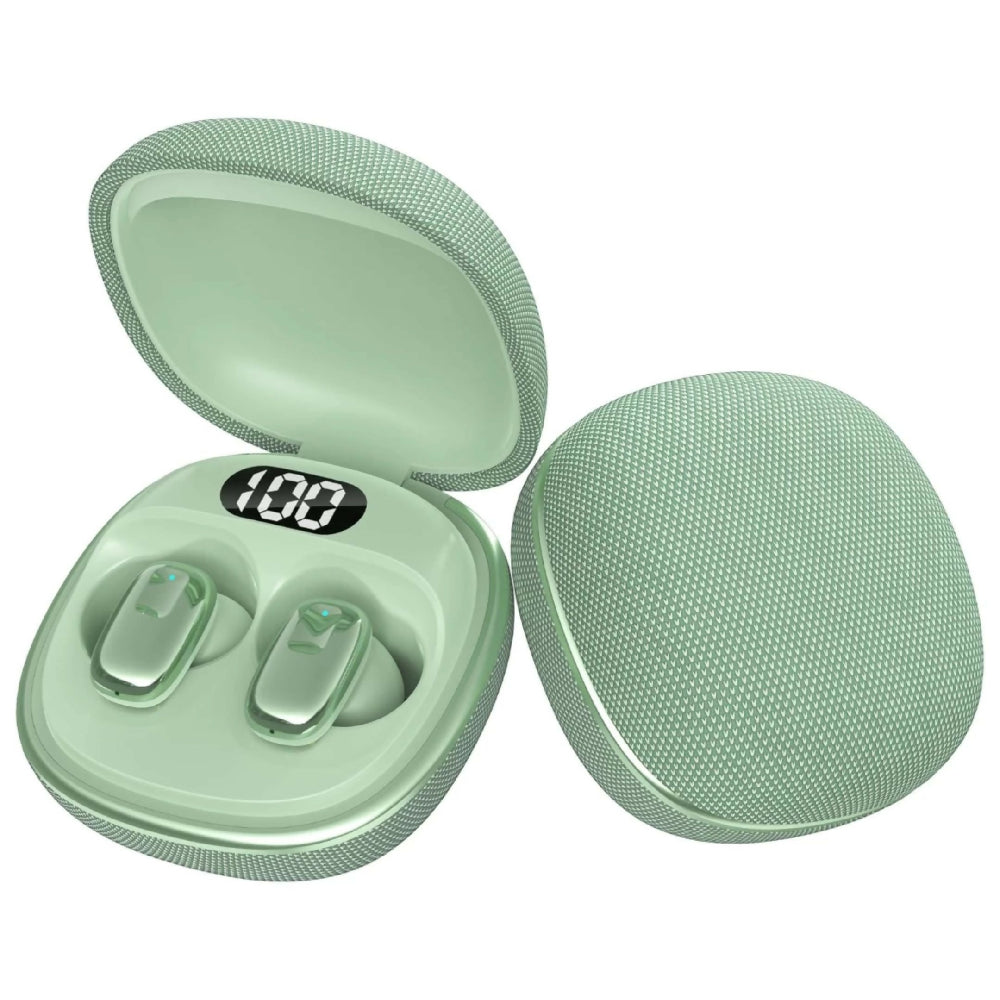 Audífonos Inalámbricos Movisun T19 In-Ear Con Sonido HD Y Estuche De Carga Verde