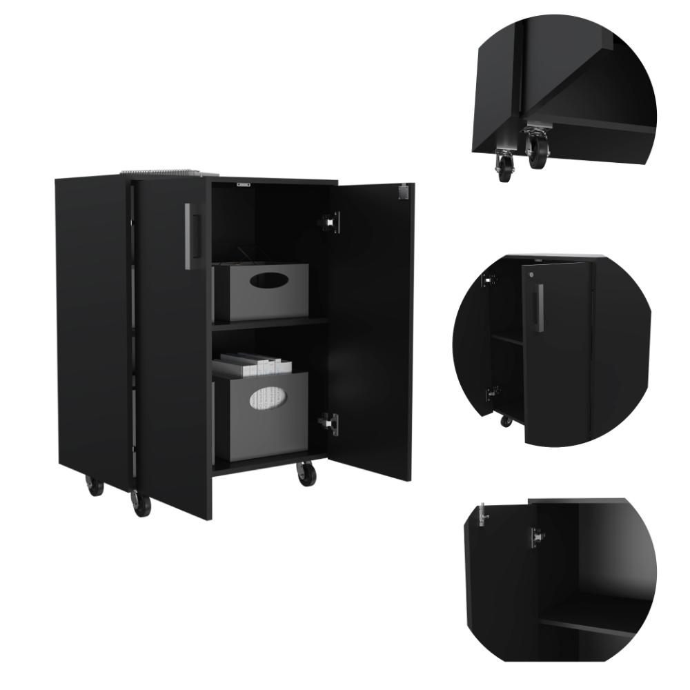 Organizador para Garaje Based, Wengue, con cerradura y llave para puerta ZF