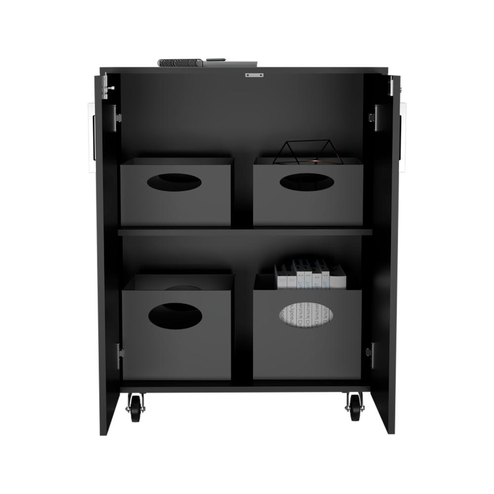 Organizador para Garaje Based, Wengue, con cerradura y llave para puerta ZF