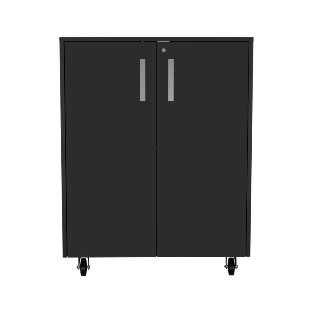 Organizador para Garaje Based, Wengue, con cerradura y llave para puerta ZF