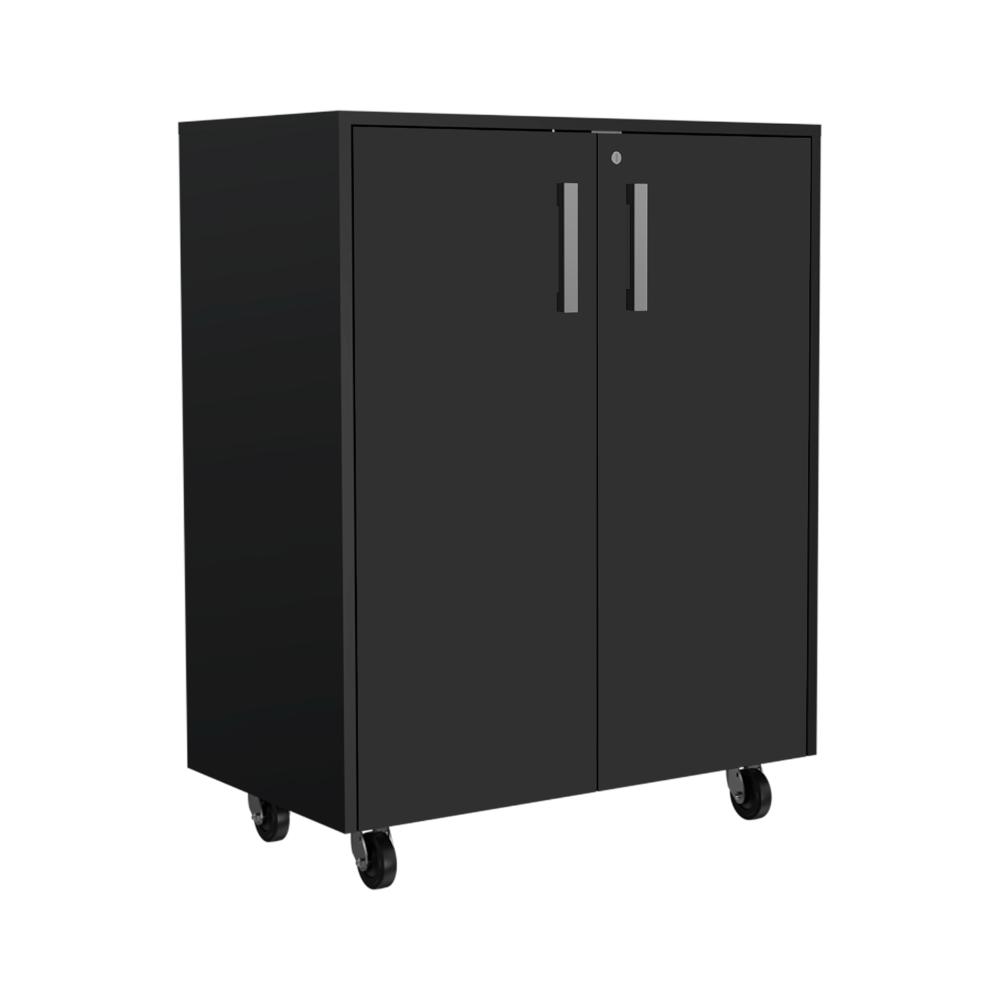 Organizador para Garaje Based, Wengue, con cerradura y llave para puerta ZF