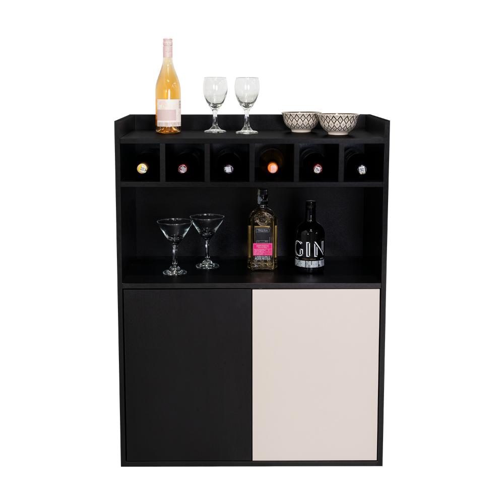 Bar Cuera, Capri y Wengue,  con espacio para almacenar botellas