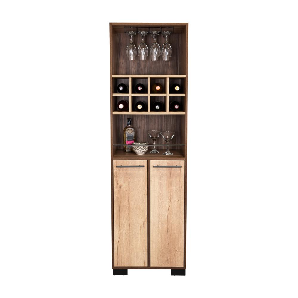 Bar Marsel, Castaño y Café Claro, 2 Puertas y Espacio Para Porta Copas