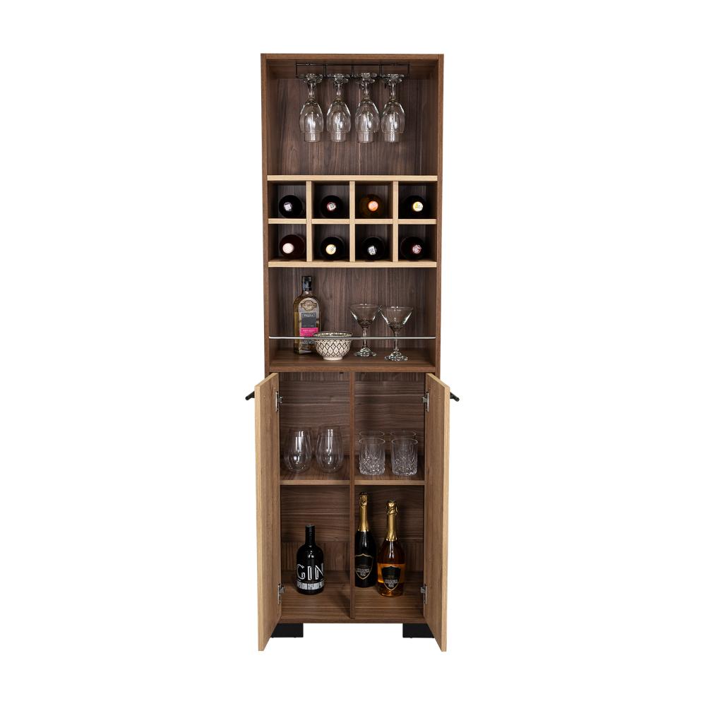 Bar Marsel, Castaño y Café Claro, 2 Puertas y Espacio Para Porta Copas
